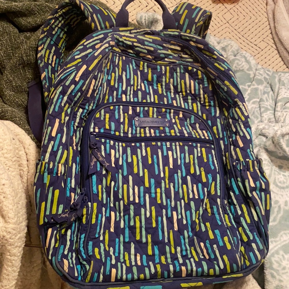Vera Bradley blue backpack